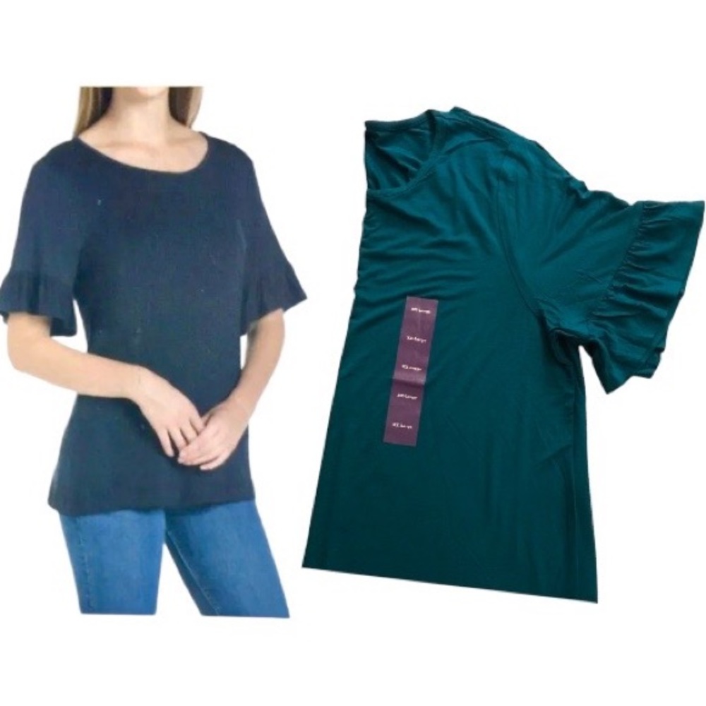 PHILOSOPHY I Ruffle Sleeve Tee